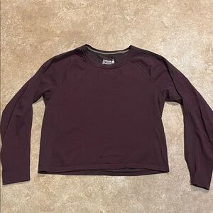 Smartwool Dark Purple Long Sleeve Top